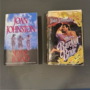 Joan Johnston Romance Paperback Lot — Blue & Gold Covers